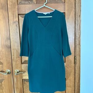 Boden | Green Bronte Ottoman Dress 6R